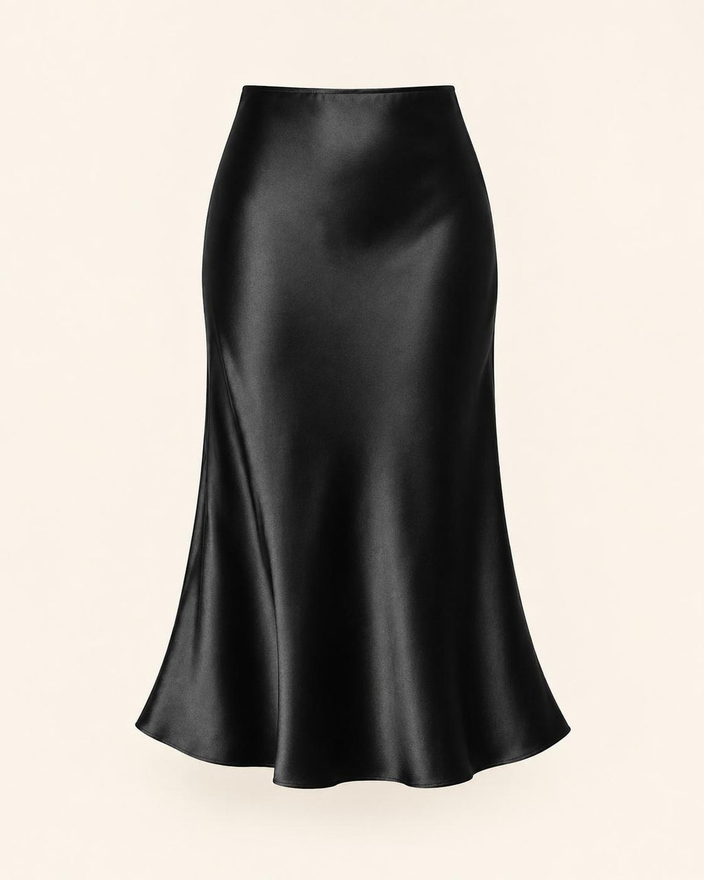 Falda Midi de Satén Elegante y Sofisticada