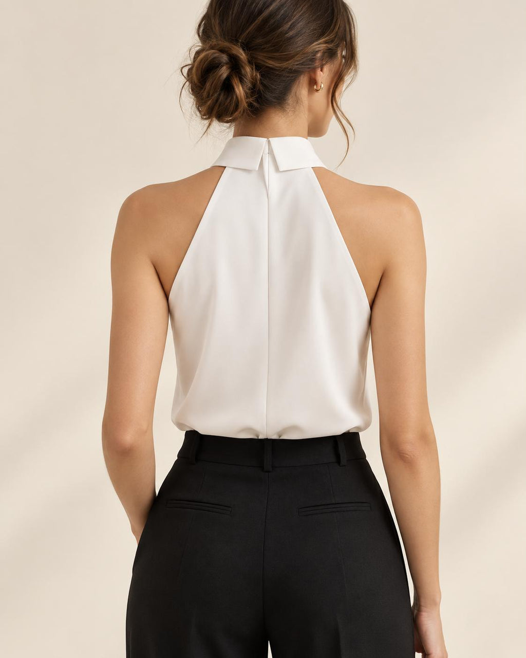 Top Halter con Lazo Frontal