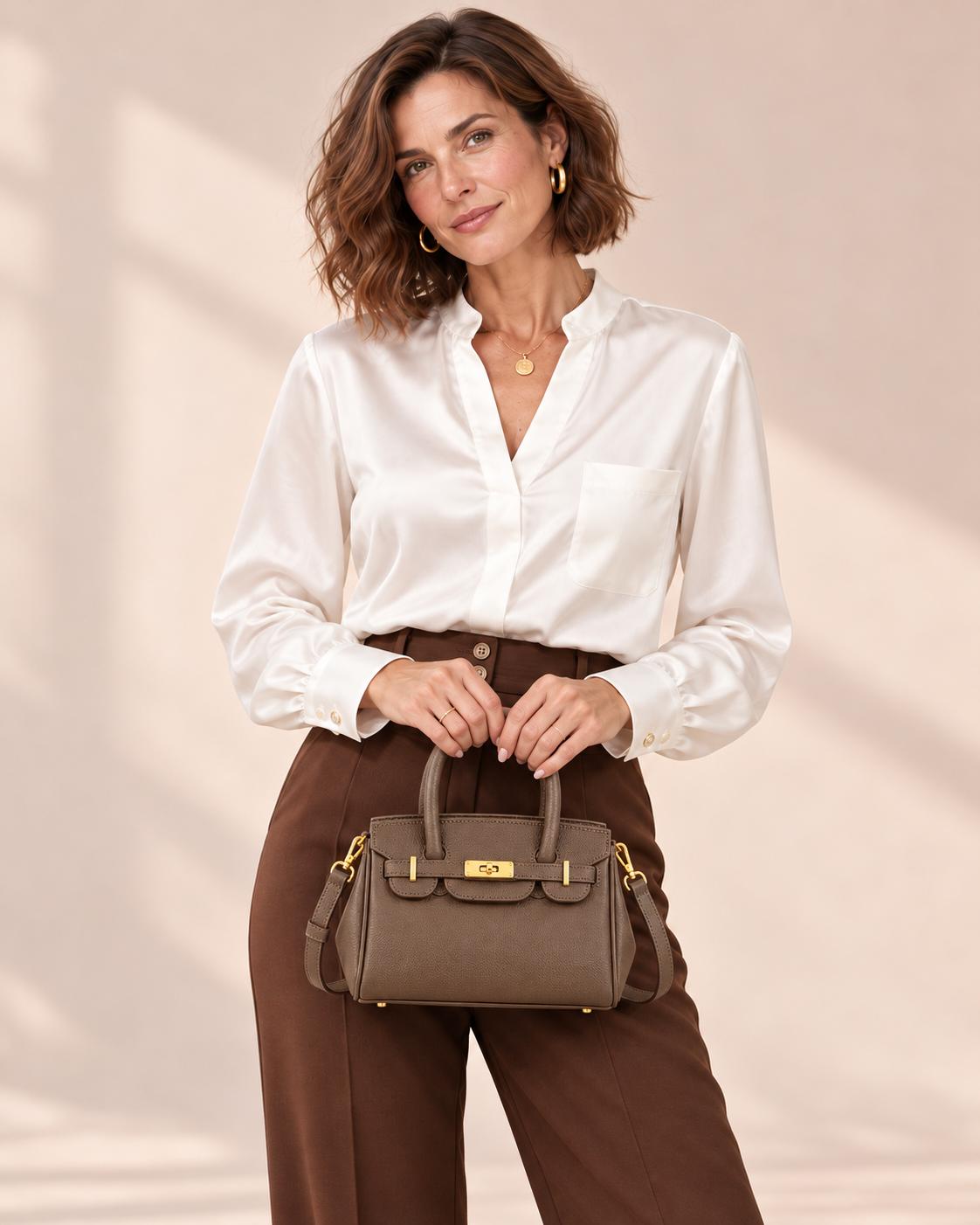 Bolso Mini Bandolera de cuero sintético